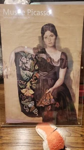 Pablo Picasso Portrait of Olga in an Armchair Poster Print Acrylic Frame - Picture 1 of 6