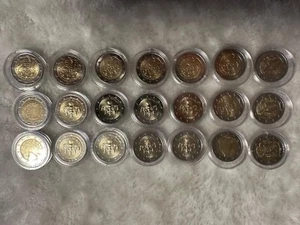 21x 2 Euro (42 €) Münzen Gedenkmünzen Sondermünzen Sammlung Konvolut - Bild 1 von 3