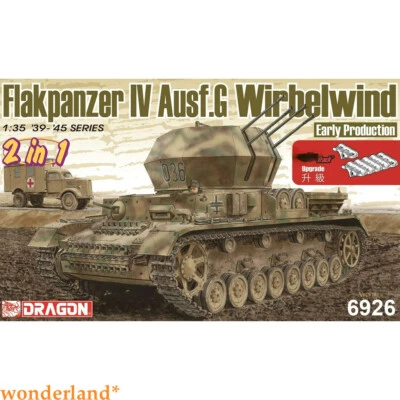 DRAGON 6926 1:35 WWII German Flakpanzer IV Ausf.G Wirbelwind Early Production - Image 1 of 2