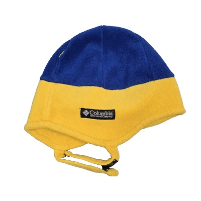 Columbia Toddler Fleece Hat Size Infant Toddler Blue and Yellow One Size Fits Al - Image 1 of 3
