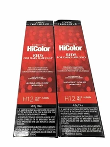 L'oreal Excellence Permanent Creme Hicolor H12 Deep Auburn Red 1.74oz Lot Of 2 - Picture 1 of 6