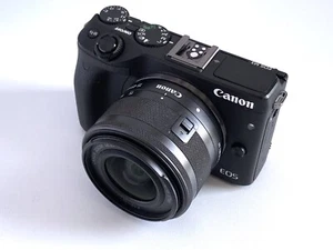 Canon EOS M3 24.2MP Digital SLR Camera With 15-45mm M STM Lens. Black - Picture 1 of 19