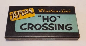 HO Scale Atlas #4 - 25° Crossing Track Custom Line Vtg with a box ~our # T5330 - Picture 1 of 10