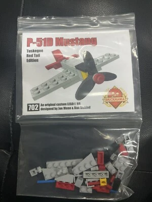 Brickmania 702 World War II P-51D Mustang Sealed Pack New Daniel Siskind - Image 1 of 2