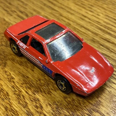 Vintage 1984 Hot Wheels “The Hot Ones” 59 Fiero 2M4 Red Pontiac Mattel - Image 1 of 4