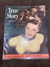 Vintage True Story Magazine April 1948 Dick Haymes George Hurrell Cover