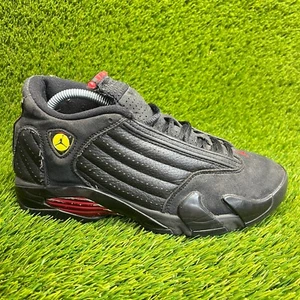 Nike Air Jordan 14 Retro Last Shot Uomo Taglia 8 Nero Scarpe da Ginnastica Sneakers - Foto 1 di 10