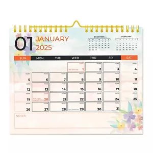 Wall Calendar 2025-2026, Jan 2025 - June 2026, 18 Month Planner, 14.8" x 12" - Picture 1 of 7