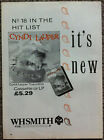 CYNDI LAUPER ~ TRUE COLORS 1986 Full page UK magazine ad