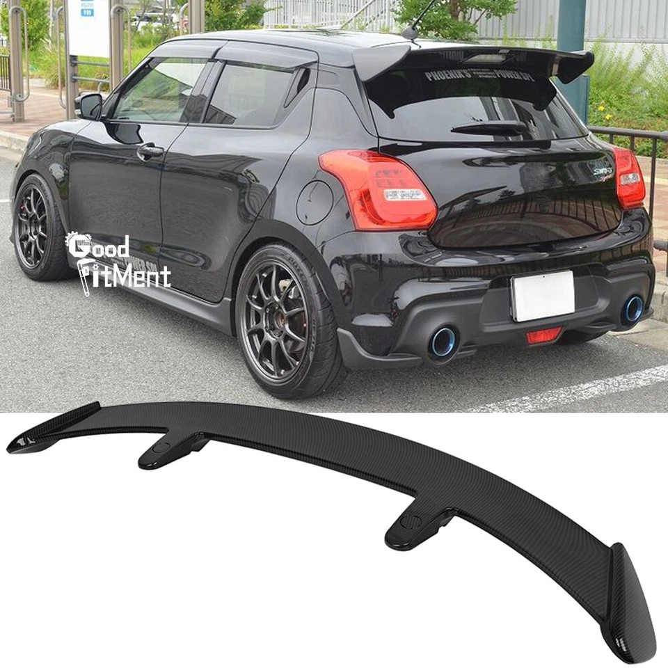 For Suzuki Swift Hatchback 1989-25 Rear Hatch Spoiler Lip Wing Carbon Fiber 52" - Image 1 of 4