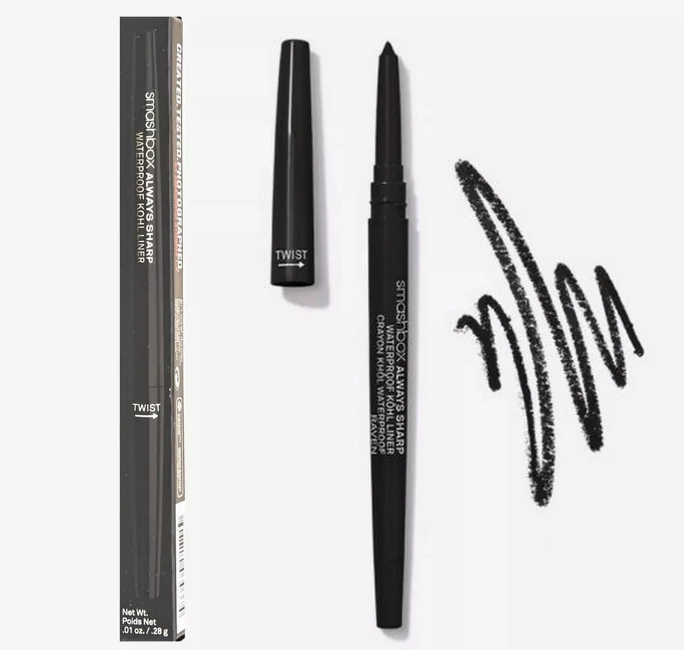 Smashbox ALWAYS SHARP WATERPROOF KOHL LINER Raven - New in Box - Image 1 of 1