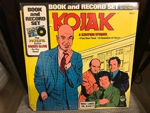 Vintage 1977 Kojak Book & LP Record Set - Picture 1 of 2