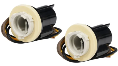 (2) 80-87 Chevy/GMC Truck Park Light Sockets (Single Rectangular Headlight) Pair - Image 1 of 4