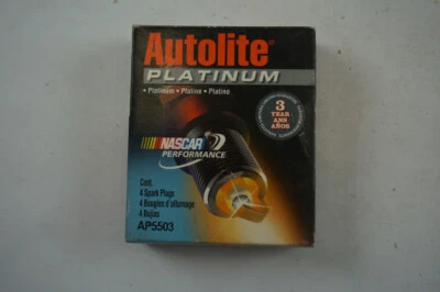 Bujía Auto Lite Platinum AP5503 Paquete de 4 NOS Foto 1 de 4