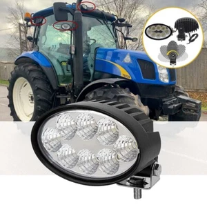 12/24V 3200LM Oval LED Work Light For New Holland T6000 T7000 Series Tractors - Picture 1 of 12