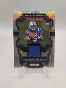 2023 Panini Prizm - Premier Jerseys Silver #PJ-AR Anthony Richardson (MEM, RC) - Picture 1 of 2