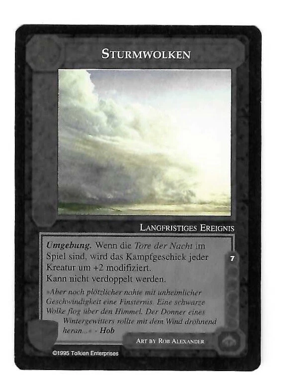 CCG 371 Mittelerde/Middle Earth ICE Sturmwolke - Clouds - Bild 1 von 1