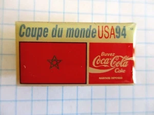 COPA BANDERA DE MAROCCO 1994 COCA COLA PIN DE COLECCIÓN COLECCIÓN PRIVADA EE. UU.4 - Imagen 1 de 2