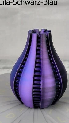 Vase Trocken- und Kunst Blumen Wunschfarbe Moderne geometrischen Design Arvin - Bild 1 von 4