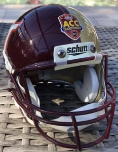 2007 2008 ACC Championship Boston College Virginia Tech Schutt Mini Helmet Ryan - Picture 1 of 10