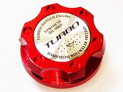 FITS DODGE VIPER RT SRT ACR RAM SRT10 V10 TURBO KIT BILLET ENGINE OIL CAP RED - Image 1 of 3
