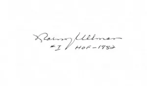 Norm Ullman Signed Index Card - HOF Maple Leafs, Red Wings Hockey (Autographed) - Picture 1 of 1
