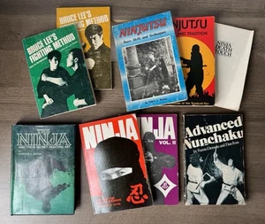 (9) Ninja / Ninjutsu / Bruce Lee Fighting Technique Books - Picture 1 of 4