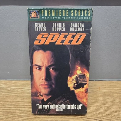 Speed VHS 1994 Video Tape 90s Action Movie Classic Keanu Reeves Sandra Bullock - Image 1 of 4