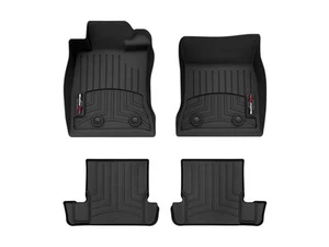 WeatherTech FloorLiner for 2022-2024 Toyota GR86 - 1st & 2nd Row, Black - Picture 1 of 9