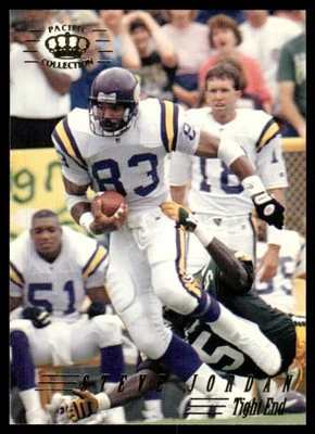 1994 Pacific Steve Jordan Minnesota Vikings #157 - Image 1 of 2
