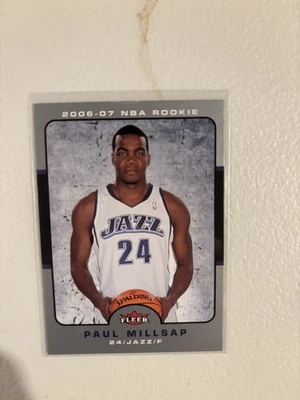 2006-07 Fleer - 2006-07 NBA Rookie Paul Millsap #225 (RC) - Image 1 of 2