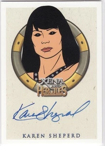 Xena & Hercules: The Animated Adventures Autogramm Karen Sheperd ENFORCER - Bild 1 von 1