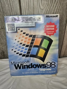 Microsoft Windows 98 Upgrade PC Big Box Second Edition Start Up Diskette - Bild 1 von 4