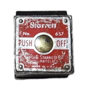 Starrett No. Base de instrumento indicador magnético 657 solamente. - Imagen 1 de 5