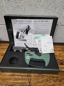 Federal 3-4" EMD-300P-3 Snap Gauge Gage w/ DEI54111 Maxum Digital Indicator Case - Picture 1 of 7