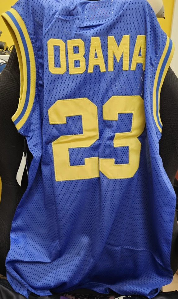 Headgear Basketball Jersey Mens XL Obama Punahou High School