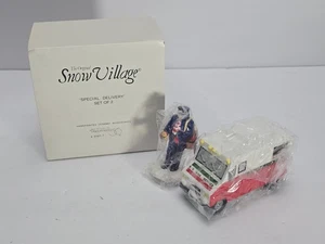 Department 56 Snow Village “Special Delivery” Set of 2 • NEW in Box - Picture 1 of 3