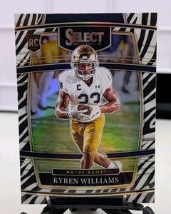 2022 Select Draft Picks Kyren Williams Concourse RC Zebra SSP #22 Rookie  - Bild 1 von 5