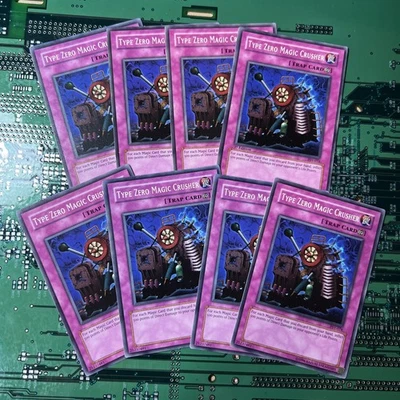 Type Zero Magic Crusher PSV-074 Common Trap Yugioh Card Pharaoh's Servant 8 - Image 1 of 4