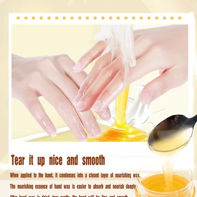 Visualsource 50g Milk Honey Exfoliating Moisturizing Whitening Hand Care Mask - Image 1 of 4