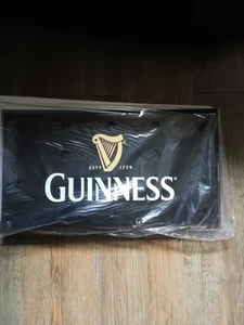 Guinness Bar Abtropfschale schwarz Metallplatte Kunststoffschale 42 x 24 cm Läufer portofrei - Bild 1 von 3