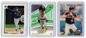 Jeff Bagwell Lot 1991 Upper Deck #755, 1992 Stadium Club #606, 2004 Power Up #60 - Bild 1 von 2