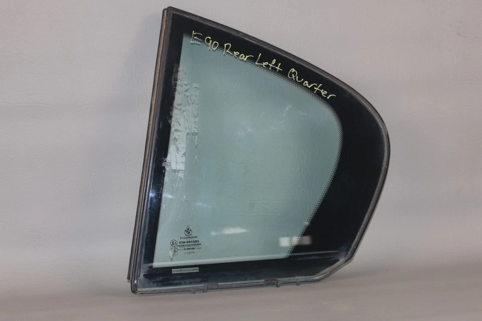 2006-2011 BMW E90 M3 325i 328i 328 330i 335i 335d QUARTO PORTA DE VIDRO TRASEIRA ESQUERDA - Imagem 1 de 4