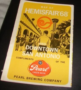 tour map/1968 hemisfair. international exposition/san antonio ,texas - Picture 1 of 1