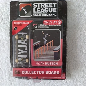 NYJAH HUSTON Fingerboard Skateboard Street League Scheda Skateboard Leggi - Foto 1 di 8