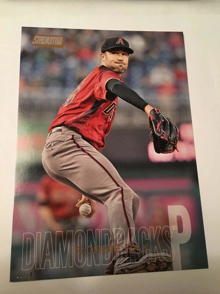 2018 Topps Stadium Club Jumbo 5x7 Robbie Ray DBacks 112 01/49 - Image 1 of 1