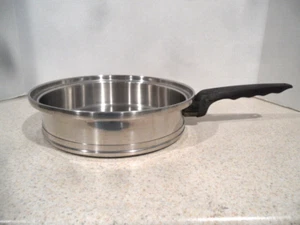 VTG Lifetime T304cc Custom Design Stainless Steel 9” Skillet Pan - Picture 1 of 5