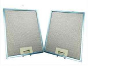 2 x Baumatic Metal Cooker Hood Mesh Aluminium Grease Filters 320mm x 260mm 