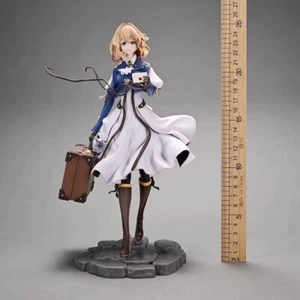 Anime Violet Evergarden 25cm Figure Beauty Girl W/Base Box Umbrella Model Statue - Picture 1 of 6