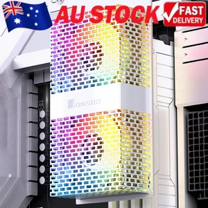 Memory Heat Sink 4Pin PWM Dual 5020 Fans 5V 3PIN ARGB for DDR4 DDR5 (White) - Afbeelding 1 van 9